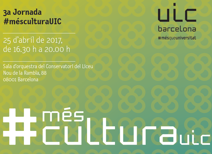 Vine al #MésCulturaUIC per saber com finançar un projecte cultural