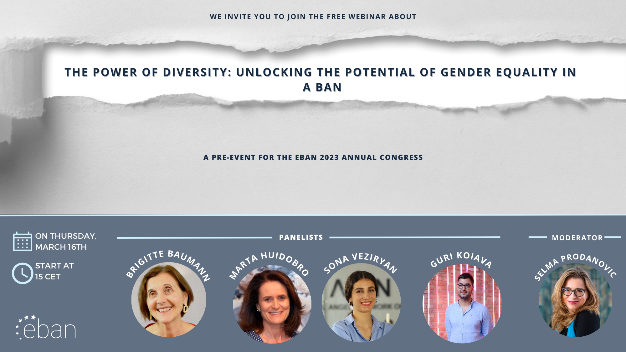 Webinar. The Power of Diversity: Unlocking the Potential of Gender Equality in a BAN